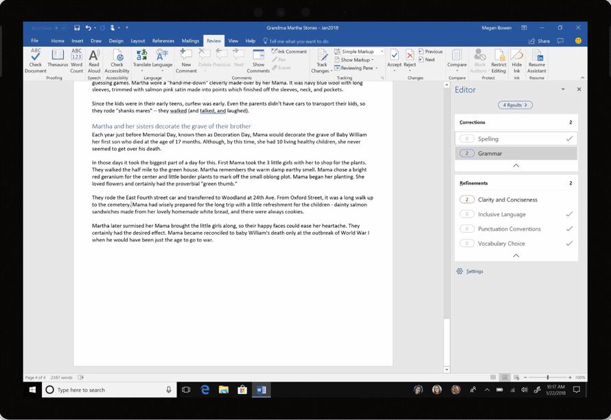 Open Document Recovery Pane Word 2016