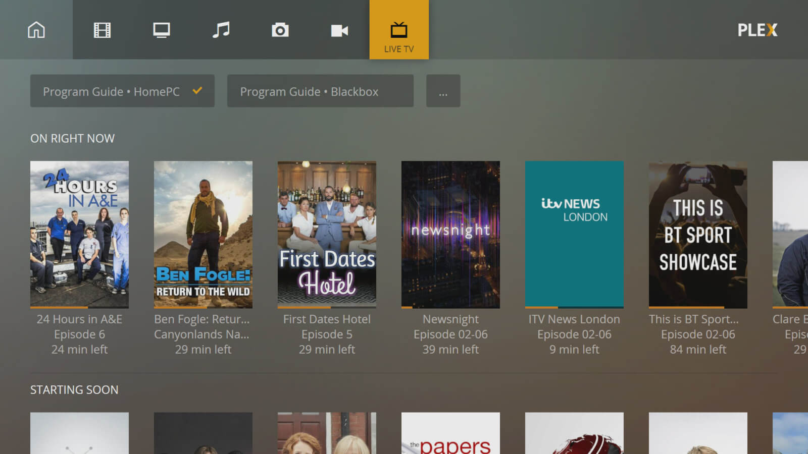 Plex brings live TV support for Xbox One and desktop Plex media player