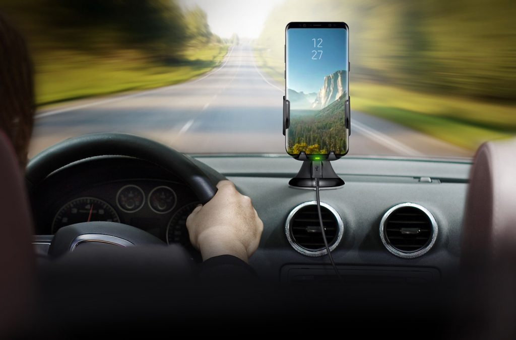 Samsung patents improved wireless car charger for Galaxy S9