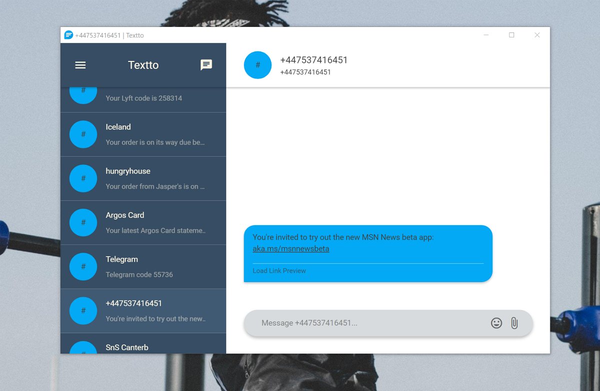 Textto Will Let You Send Text Messages From Your Windows Pc Mspoweruser