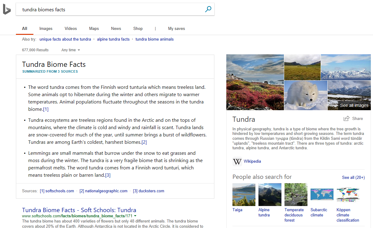 Microsoft Bing announces improved intelligent search features