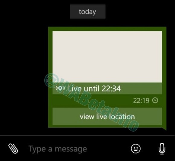 WhatsApp for iPhone now has time and location stickers