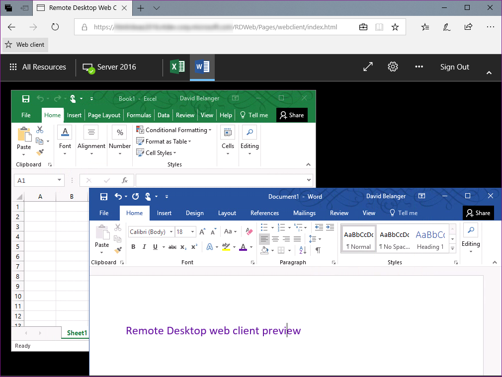 Microsoft announces public preview of Remote Desktop web client