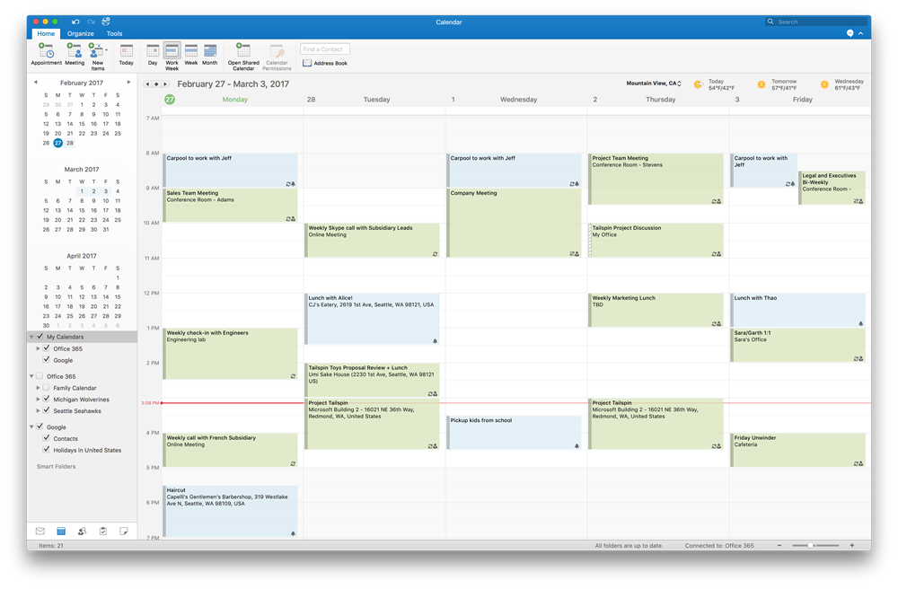 How To Add Shared Calendars In O365 To Outlook 2016 For Mac