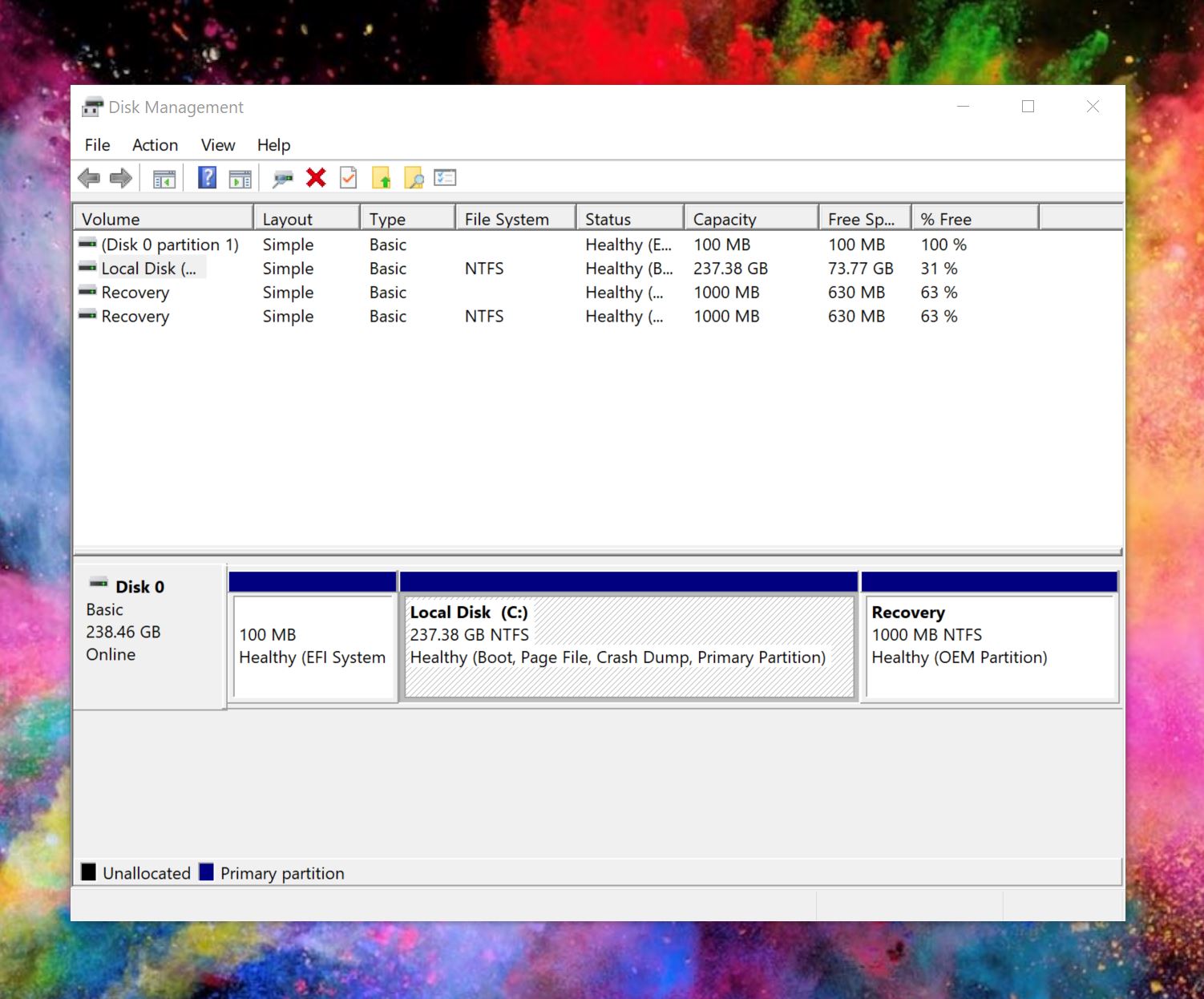 partition find and mount for harddrive