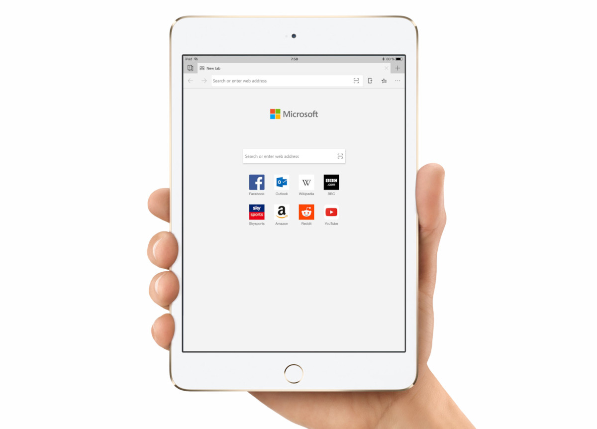 Microsoft cập nhật Edge cho iPad beta