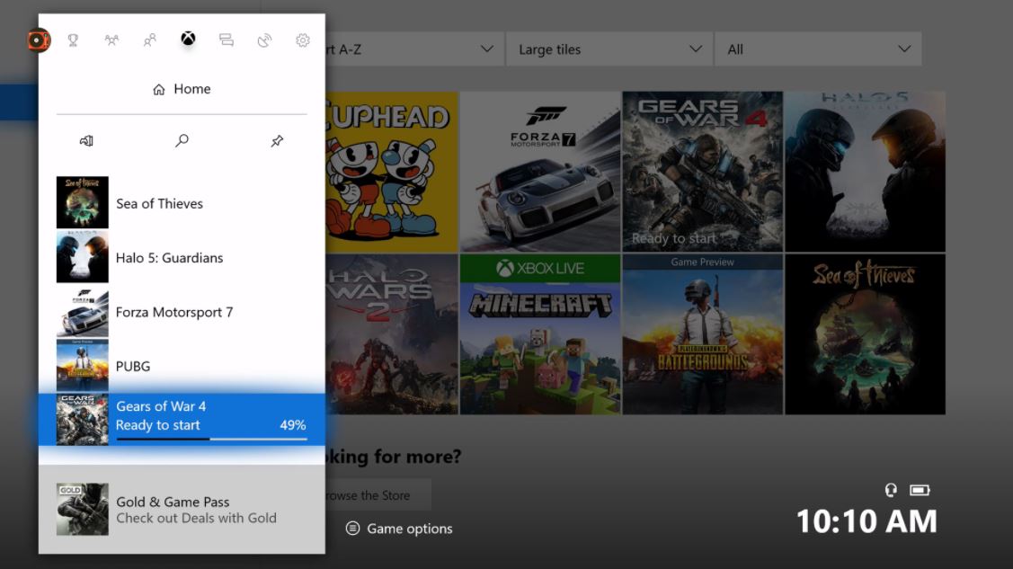All Xbox One users can now monitor their game downloads from Guide -
