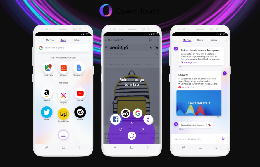 opera browser to mobile