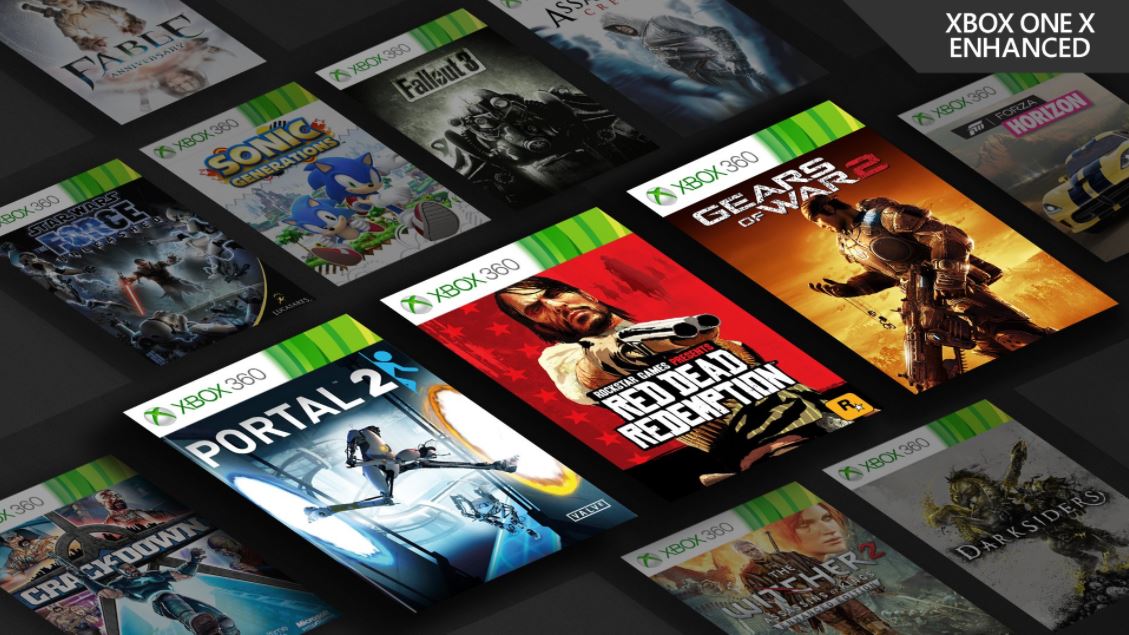 xbox one x enhanced xbox 360 games