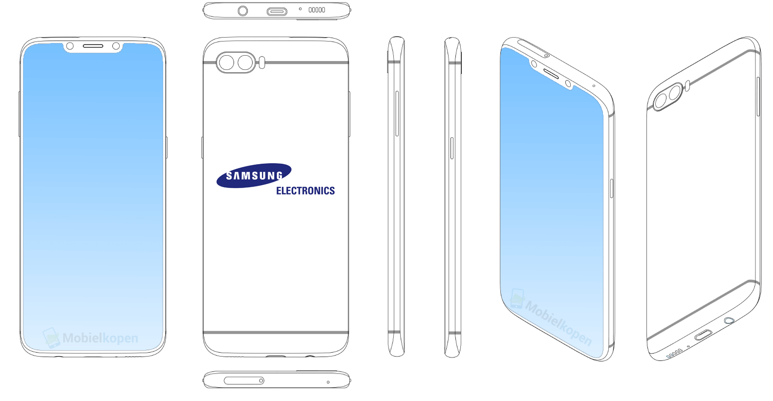 Oh no! Samsung gives in to the Notch trend with new design patent