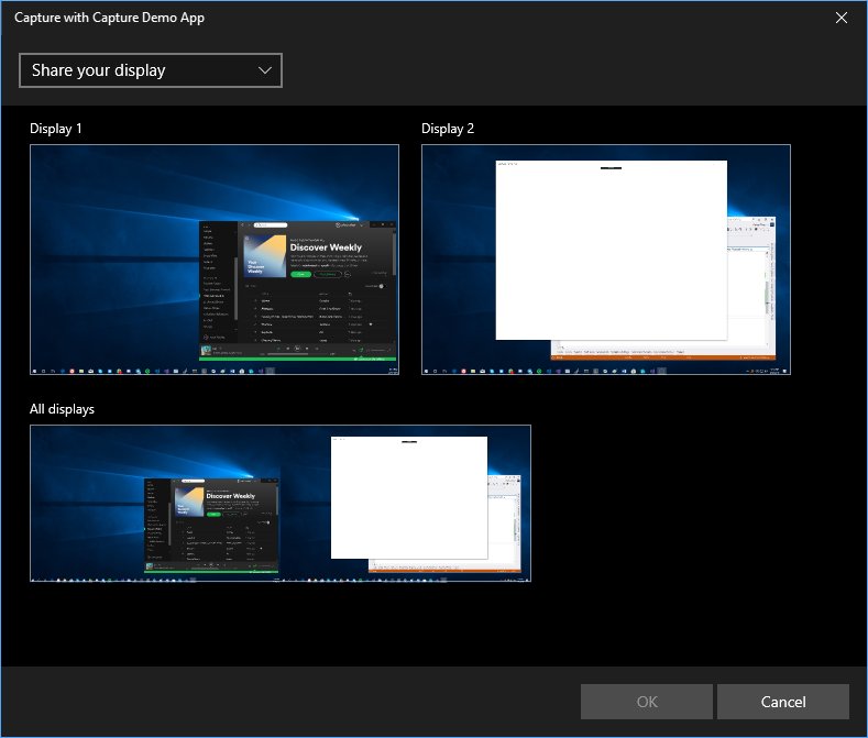 Windows 10 SCU includes new Screen Capture API