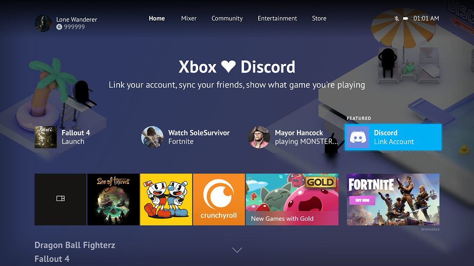 New Preview Alpha build for Xbox Insiders enables the ability to connect your Xbox Live and Discord accounts
