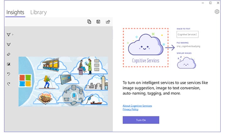 Microsoft Garage выпускает новое приложение с искусственным интеллектом «Snip Insights»