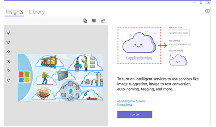 Microsoft Garage phát hành ứng dụng AI “Snip Insights” mới