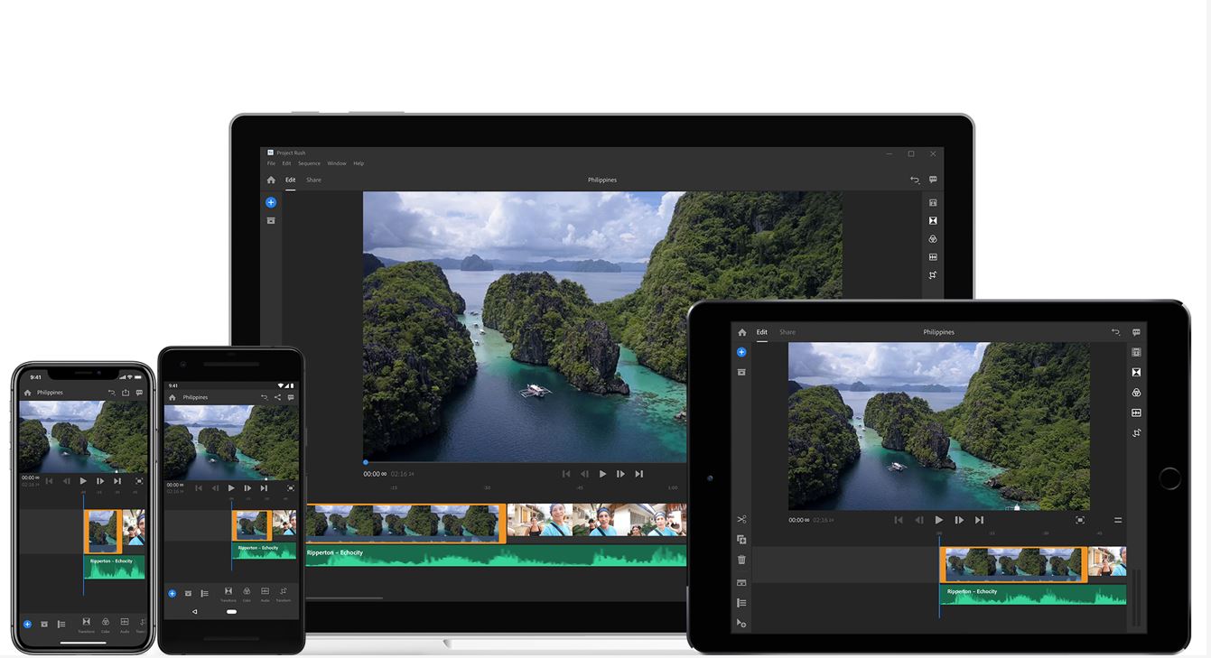 Adobe oznamuje Project Rush, all-in-one video aplikaci pro stolní počítače,  mobilní telefony a tablety - MSPoweruser