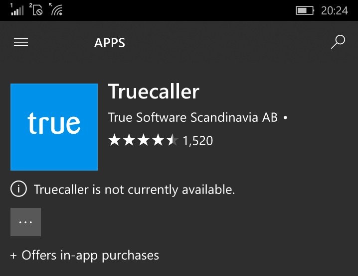 truecaller app for windows phone