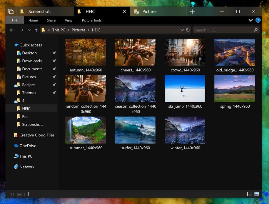 make windows 10 transparent file explorer windows 10 dark theme