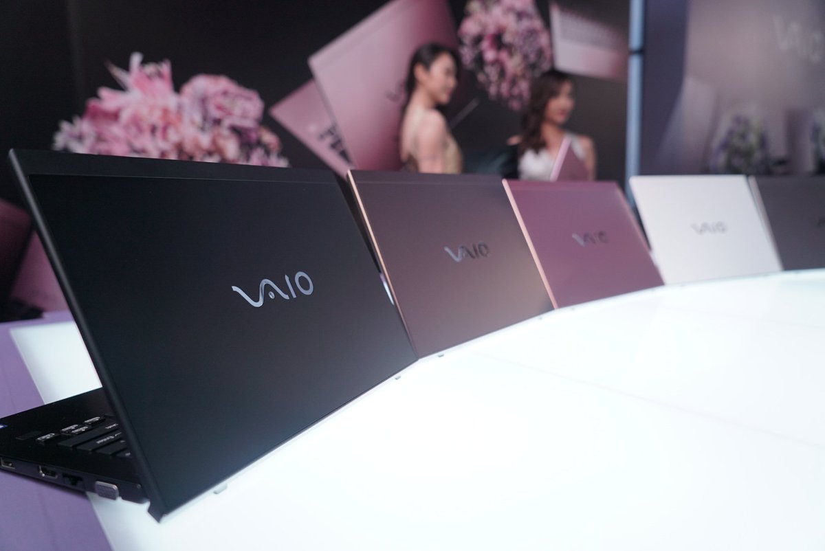 purple vaio laptop