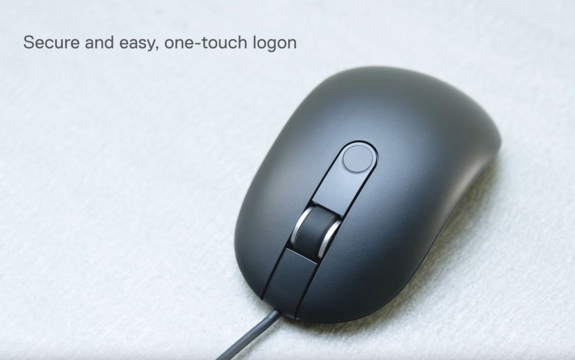 Dell Wired Mouse with Fingerprint Reader now available for order
