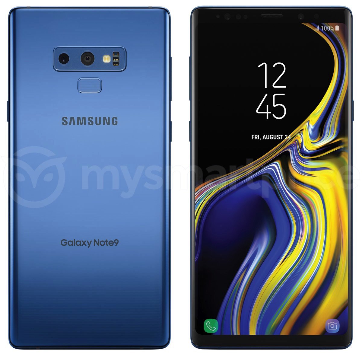 Samsung Galaxy Note 9 blue coral