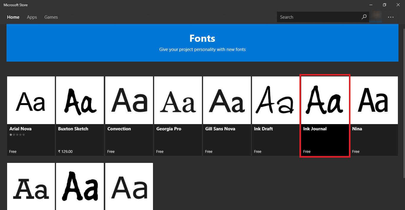 How to Install and Activate Fonts from the Store in Windows 10 April ...