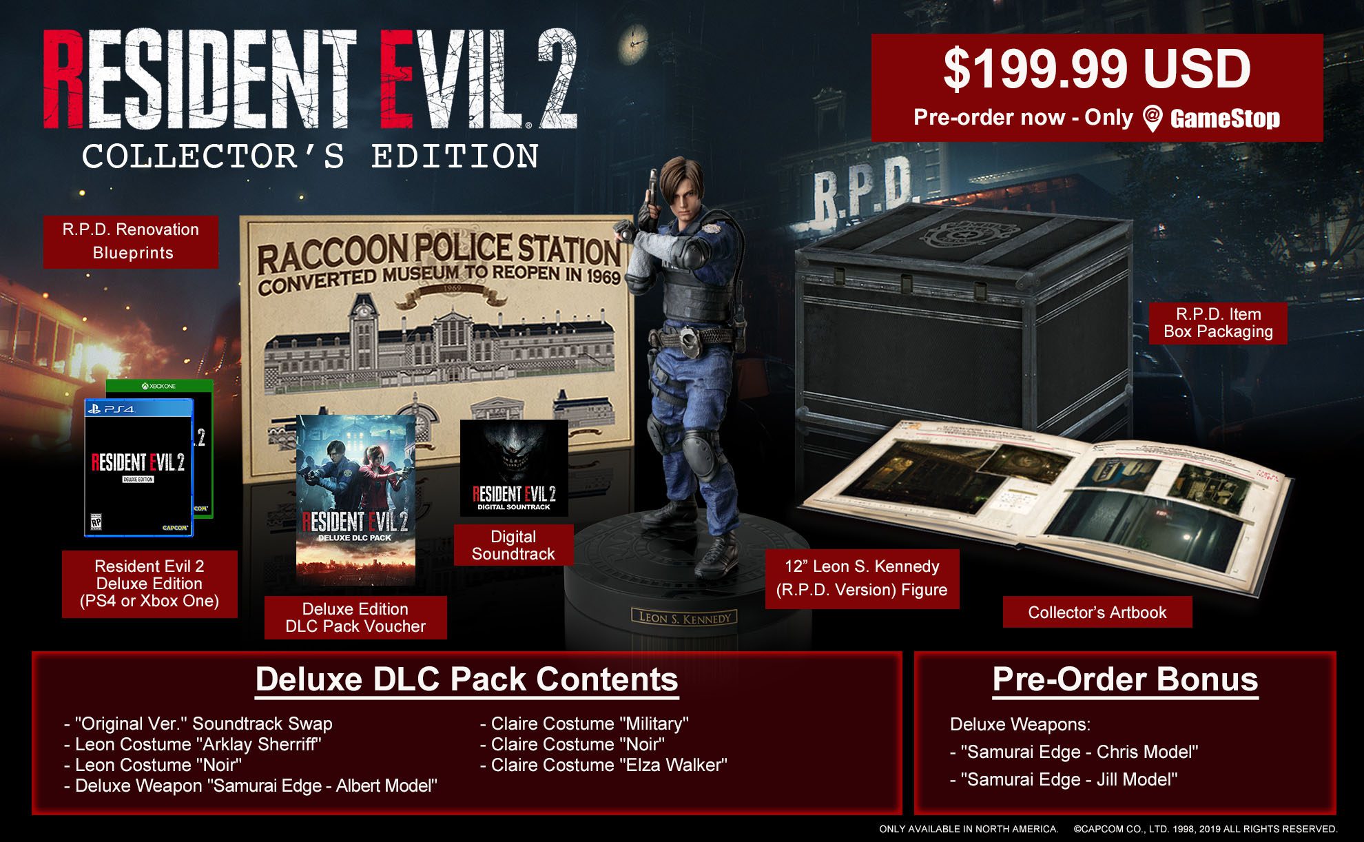 Resident Evil 2 Collector's Edition revealed, up for pre-order at GameStop  - MSPoweruser