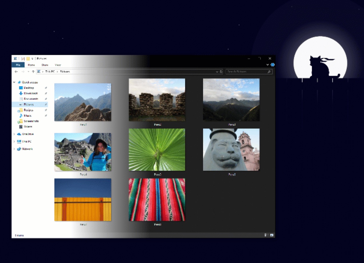 Microsoft wypuszcza Windows 10 Insider Preview Build 17733 (RS5) na Fast Ring z sfinalizowanym ciemnym motywem Eksploratora plików