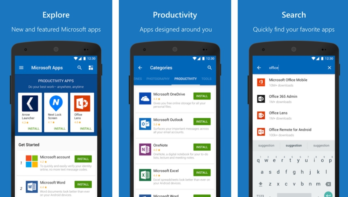 Microsoft Apps app for Android updated with Your Phone support