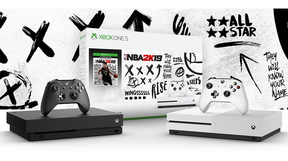NBA 2K19 Xbox One S and Xbox One X bundles now up for pre-order on the Microsoft Store