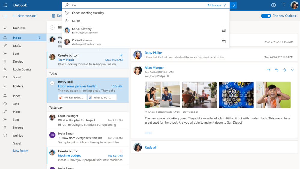 office 365 outlook sign in email