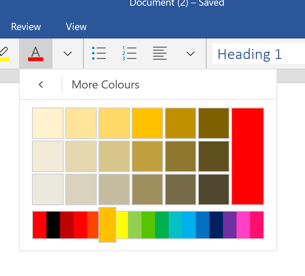 uwp selected text color themeresource