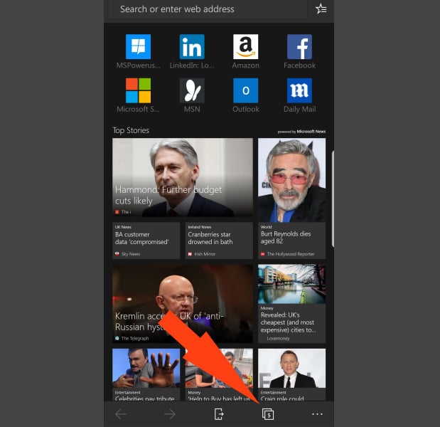 Today’s Microsoft Edge for Android update will now give you tab anxiety