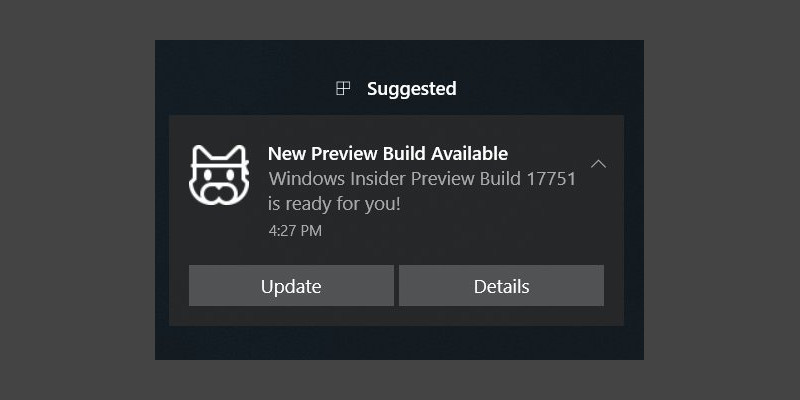 Microsoft accidentally offered Windows 10 Insider Preview builds to regular users