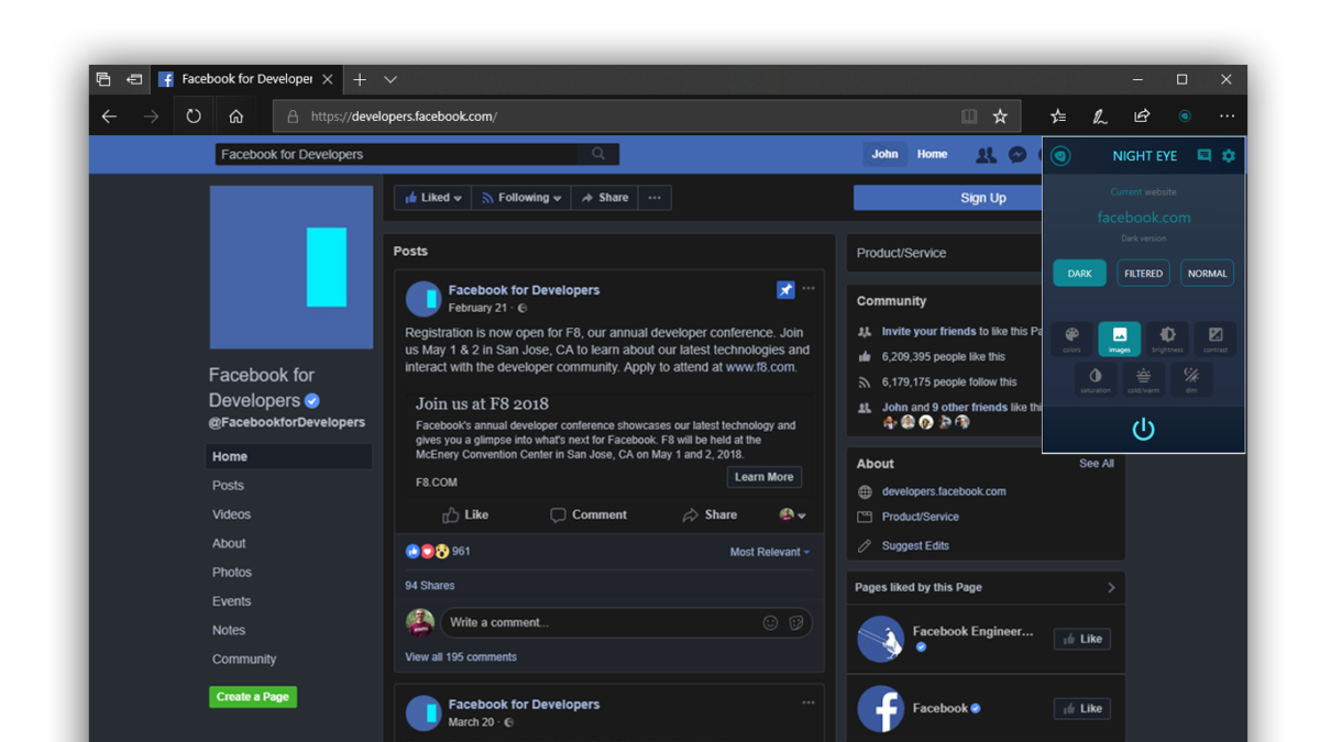 Night Eye for Edge extension brings Dark Mode to any website MSPoweruser