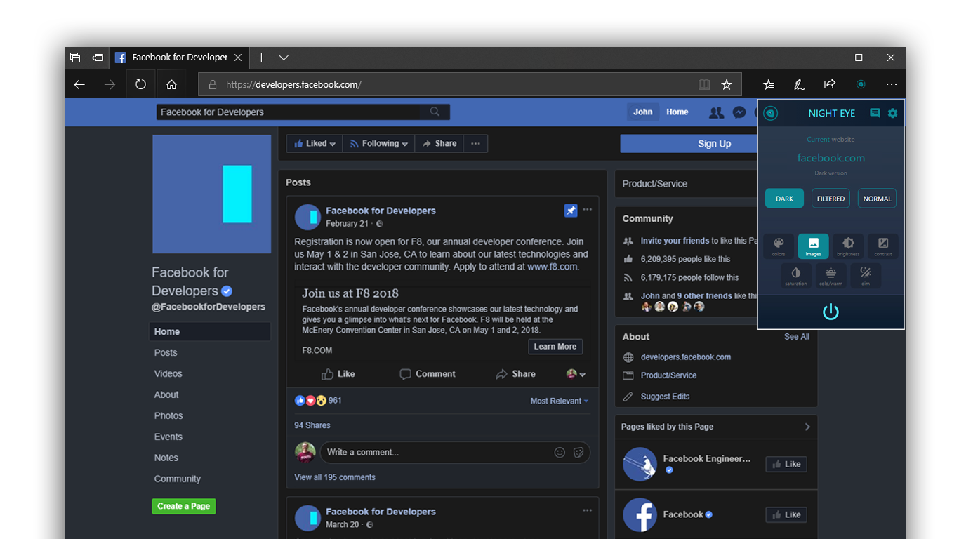 Night Eye for Edge extension brings Dark Mode to any website - MSPoweruser