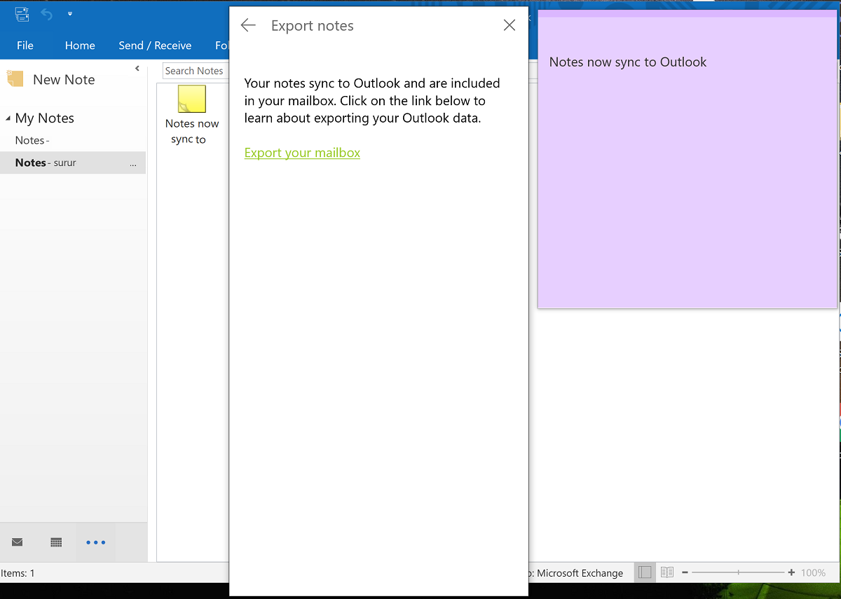Notes 3.0 now syncs with Outlook Notes MSPoweruser