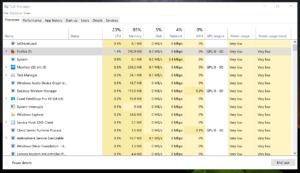 Tip: Task Manager will show power usage in the Windows 10 October 2018 ...