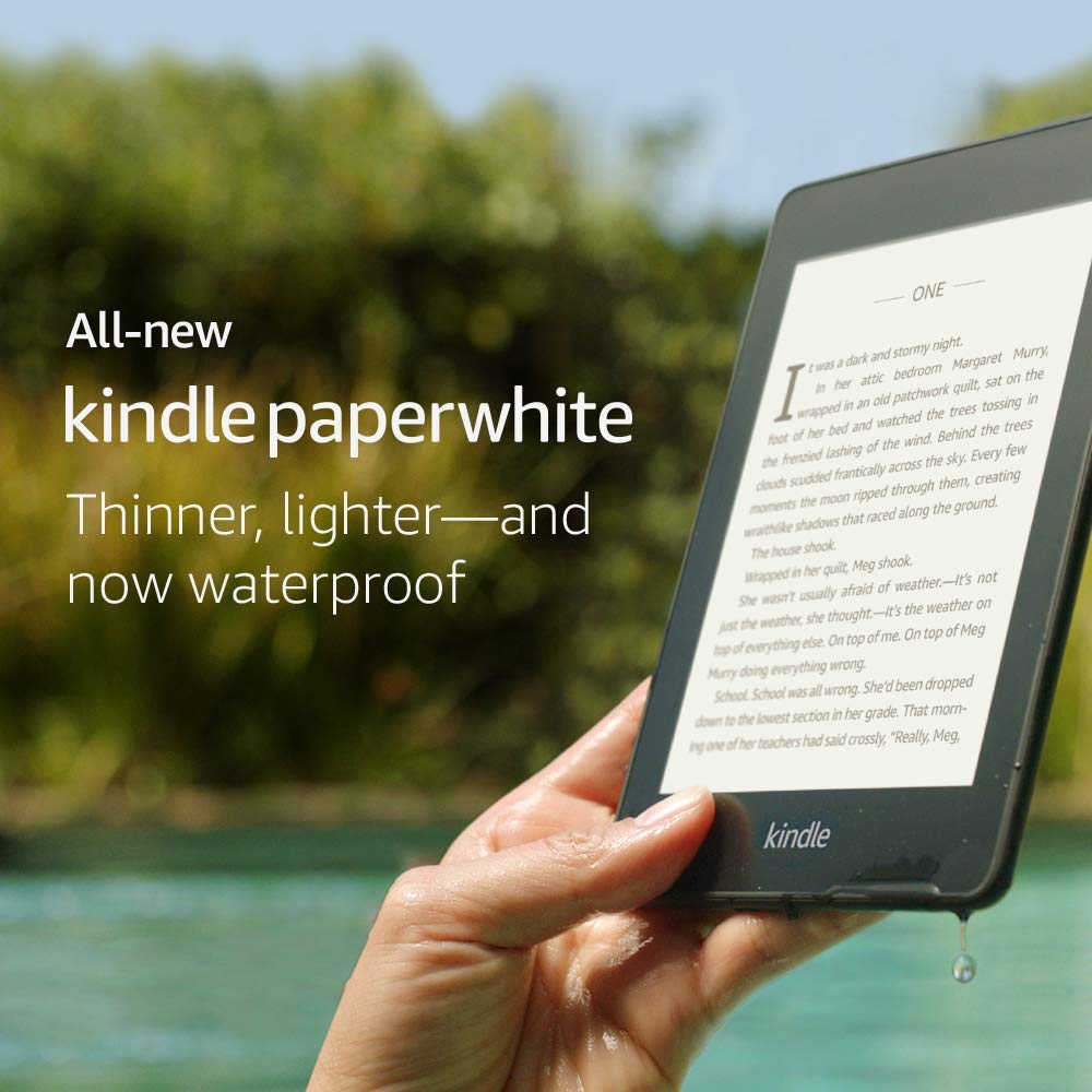 Deal: Amazon’s new waterproof Kindle Paperwhite is now available for just $89