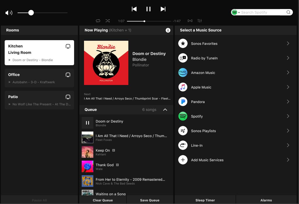 Sonos desktop controller for Windows updated with new look and feel