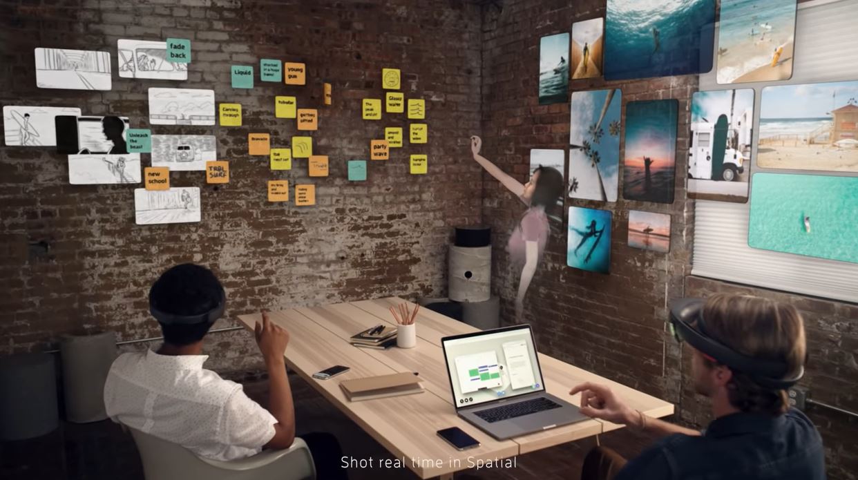 Spatial is a new collaboration platform that runs on Microsoft HoloLens