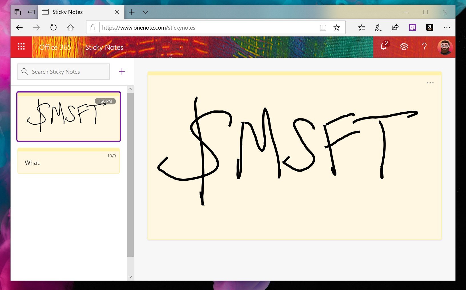 Microsoft brings Sticky Notes to the web