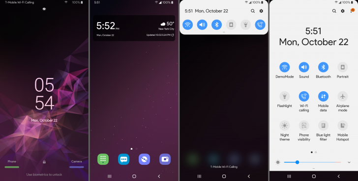 Το UI της Samsung με βάση το Android Pie Experience 10 διαρρέει ξανά