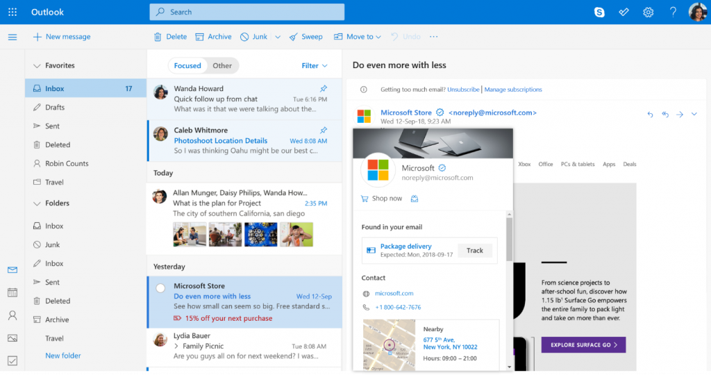 Microsoft plans to add verified icon, and email promotion features to Outlook