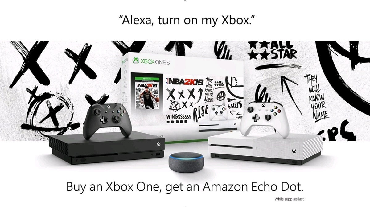 alexa xbox one x