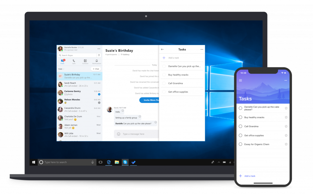 how share screen skype for business