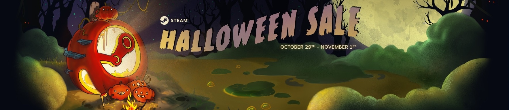 The annual spooky Steam sales have started just in time for Halloween