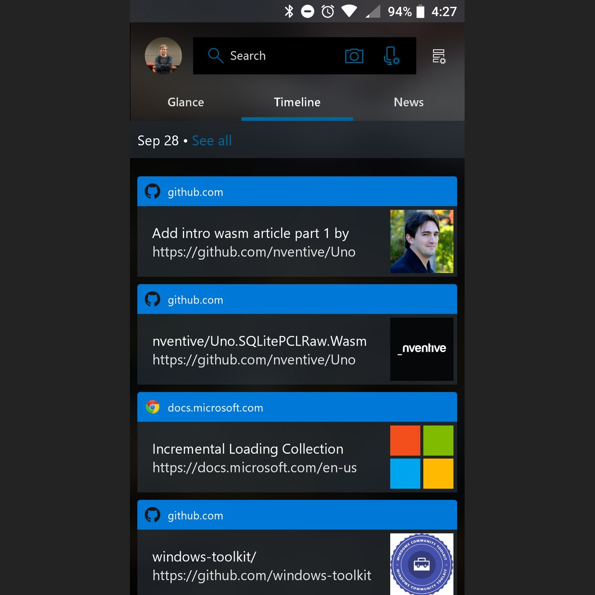 Microsoft Launcher Beta With Windows 10 Timeline Integration