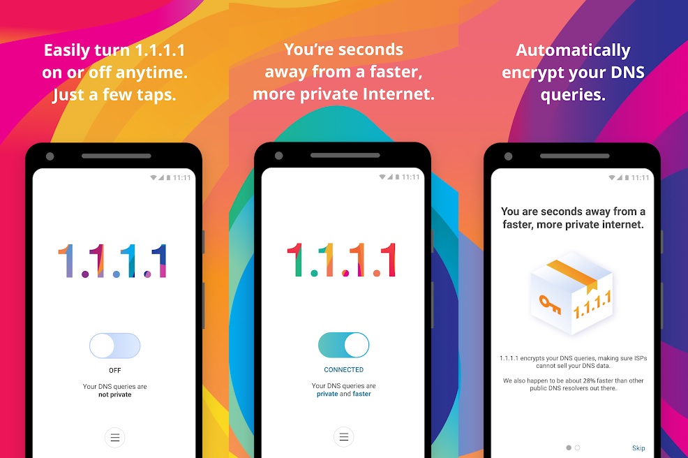 Make your internet speed faster using 1.1.1.1 DNS resolver app for iOS