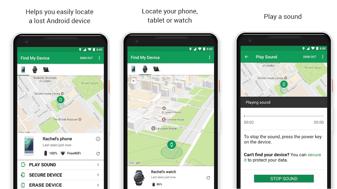 Google find my device android app remove device gaiwolf