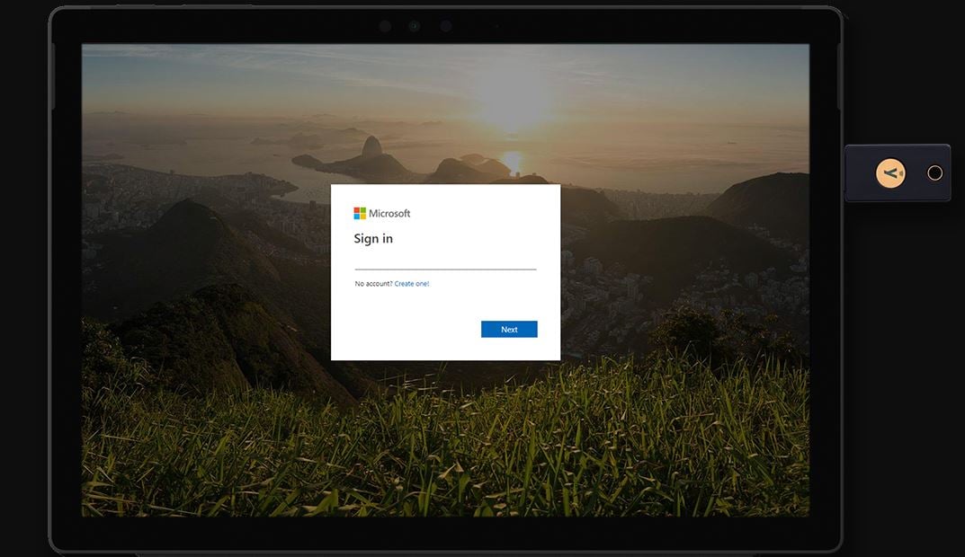 You can now log in to your personal Microsoft account using your security key or Windows Hello